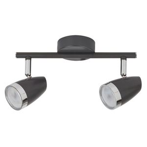 Rabalux Karen spot LED 2x4W antikracit/ hrom Spot rasveta