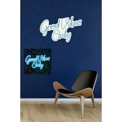 Wallity Good Vibes Only 2 - Plava dekorativna plastična LED rasveta slika 3