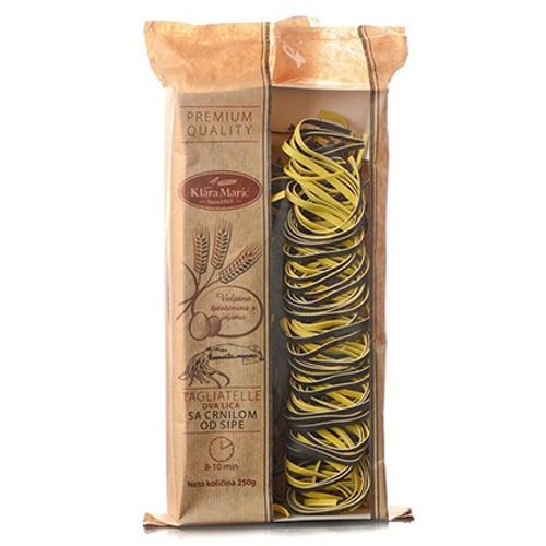 Klara Tagliatelle Crnilo Sipe 250g slika 1