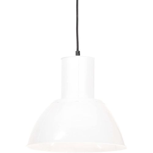 Viseća svjetiljka 25 W bijela okrugla 28,5 cm E27 slika 35
