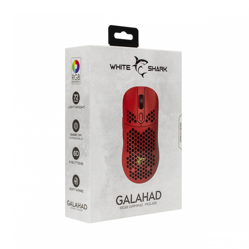 White Shark GM 5007 GALAHAD Mouse Red slika 5