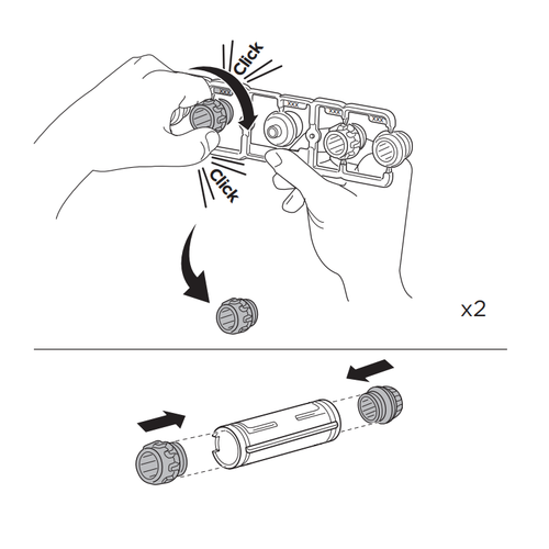 Thule FastRide 9-15mm Axle Adapter Kit za bicikle s osovinom Thru veličine 9 do 15mm slika 3