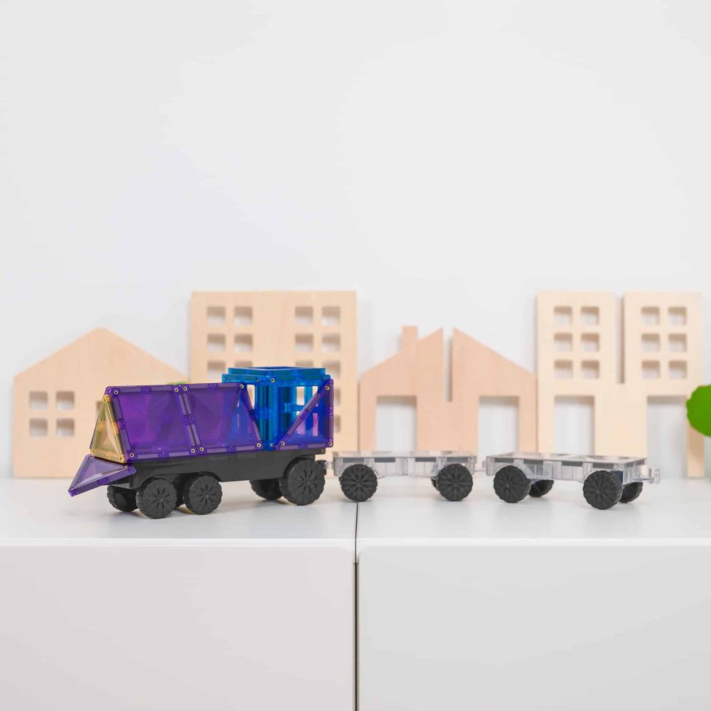 Connetix Magnetne pločice za slaganje Rainbow Transport Pack, 50kom slika 8