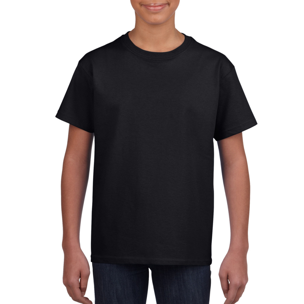 Gildan 64000 Dječija majica kratkih rukava T-Shirt, Crna XL slika 1