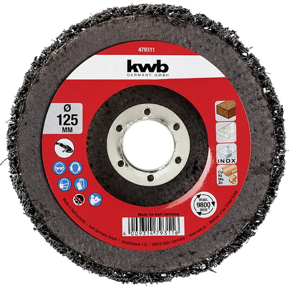 KWB univerzalna ploča za brušenje i poliranje, 125 mm slika 1