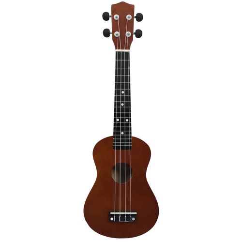 Set dječjeg ukulelea Soprano s torbom boja tamnog drva 23 " slika 17