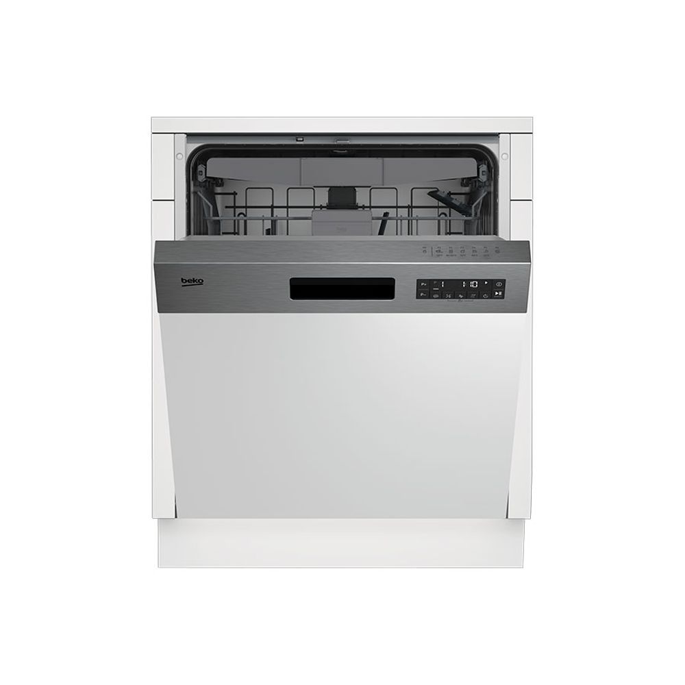Beko polu-ugradbena Mašina za suđe BDSN 28530X slika 2