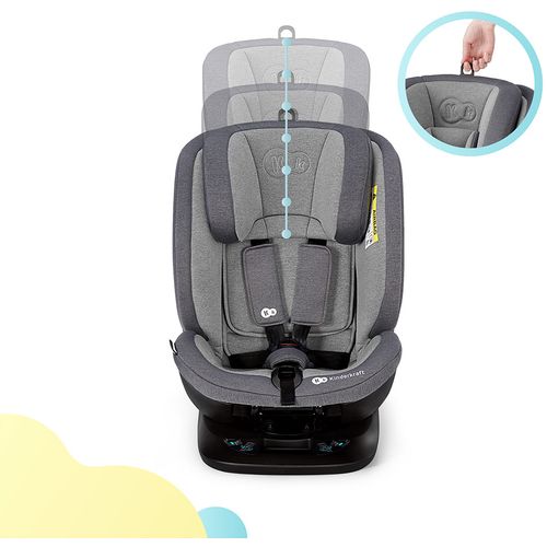 Kinderkraft autosjedalica XPEDITION 0-36 kg Isofix, siva slika 40