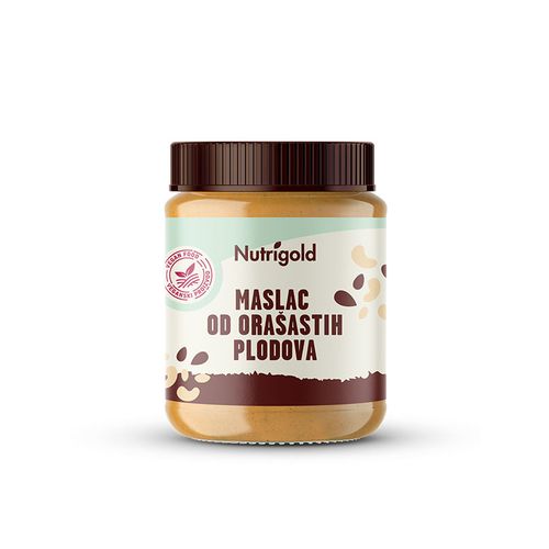 Nutrigold Maslac od orašastih plodova 100% čisti - 350g  slika 1