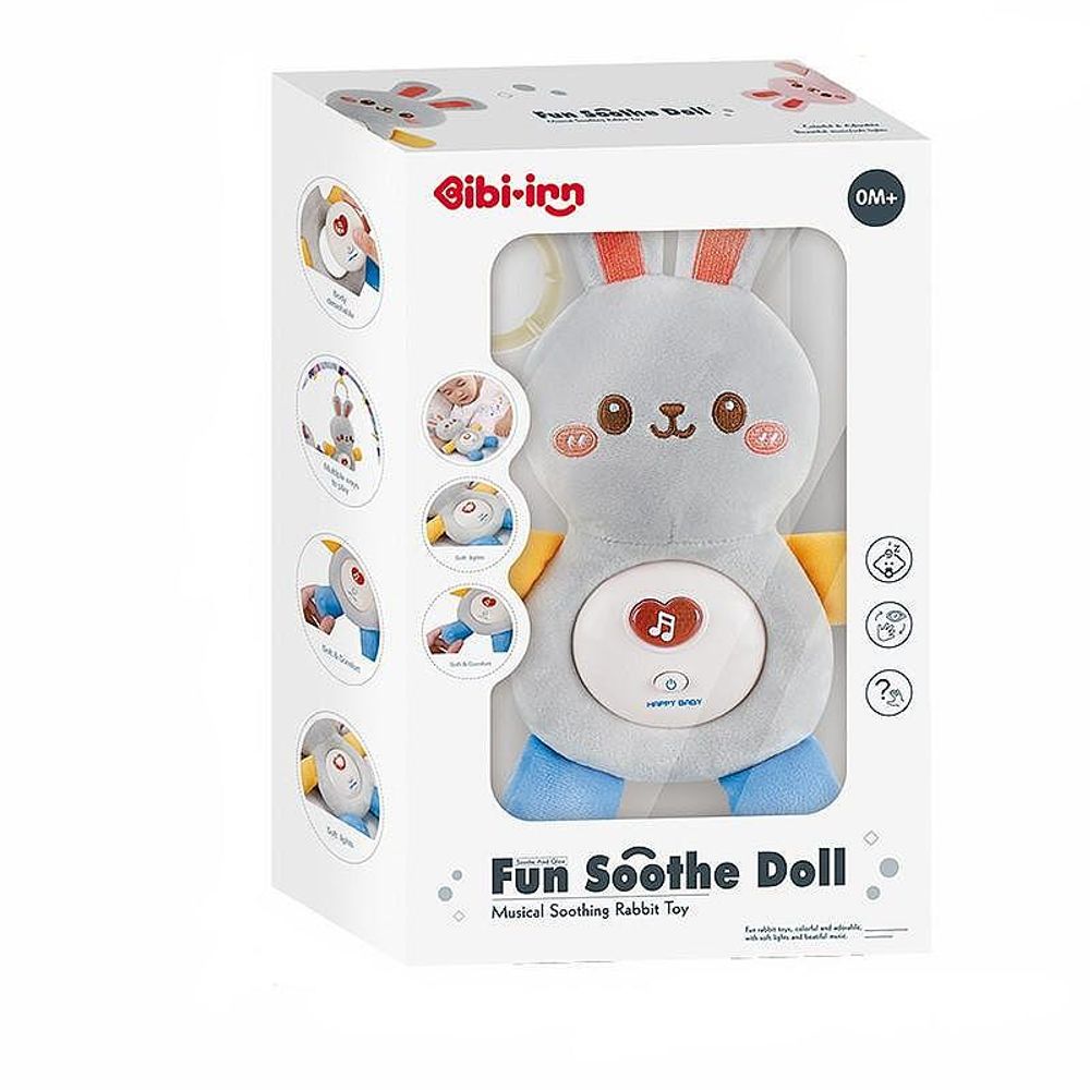 Chipolino Plišana muzička igračka Zeko Light Grey Dig02406028 slika 2
