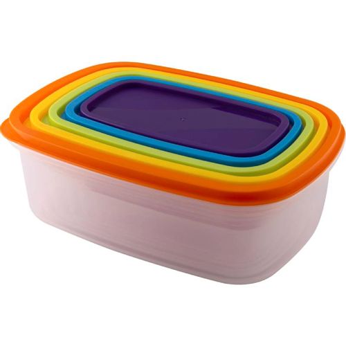 Lamart LT6030 Set plastičnih posuda 6 kom RAINBOW slika 3