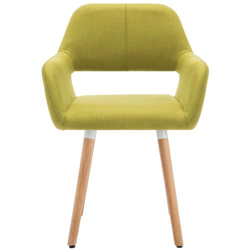 Blagovaonske stolice od tkanine 6 kom zelene slika 37