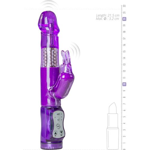 Rabbit vibrator Easytoys - ljubičasti slika 6