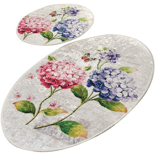 Ortanca Multicolor Bathmat Set (2 Pieces) slika 2