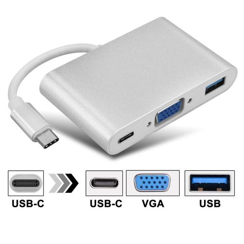 USB Tip C na VGA + USB 3.0 adapter 3.1 UVA-23 slika 4