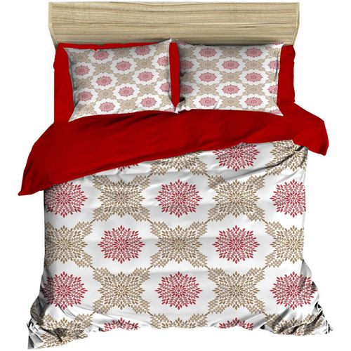 442 Red
White
Pink
Beige Double Quilt Cover Set slika 1