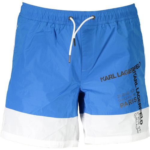 KARL LAGERFELD BEACHWEAR SWIMSUIT PART UNDER MAN BLUE slika 1