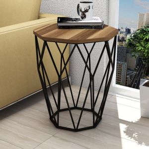 Sofya - Walnut Walnut
Black Side Table