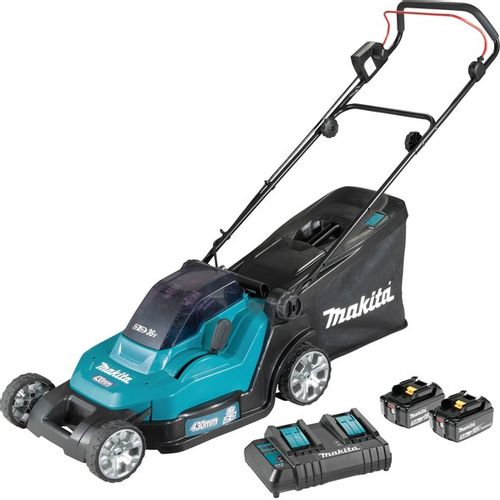 MAKITA aku kosilica DLM432PT2 (18+18V, 43cm, 2xBL1850) slika 1