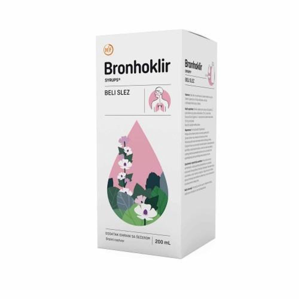 Bronhoklir® Sirup Bijelog Sljeza 200ml slika 1