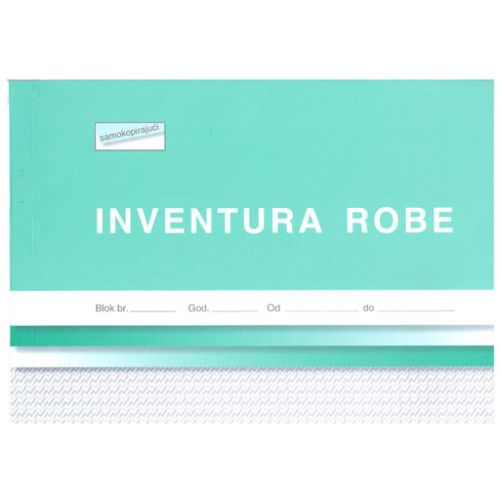 IR-90/NCR INVENTURA ROBE; Blok 90 listova, 21 x 29,7 cm slika 1