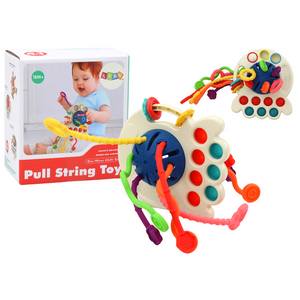Šarena senzorna igračka za grickanje - Hobotnica za bebe