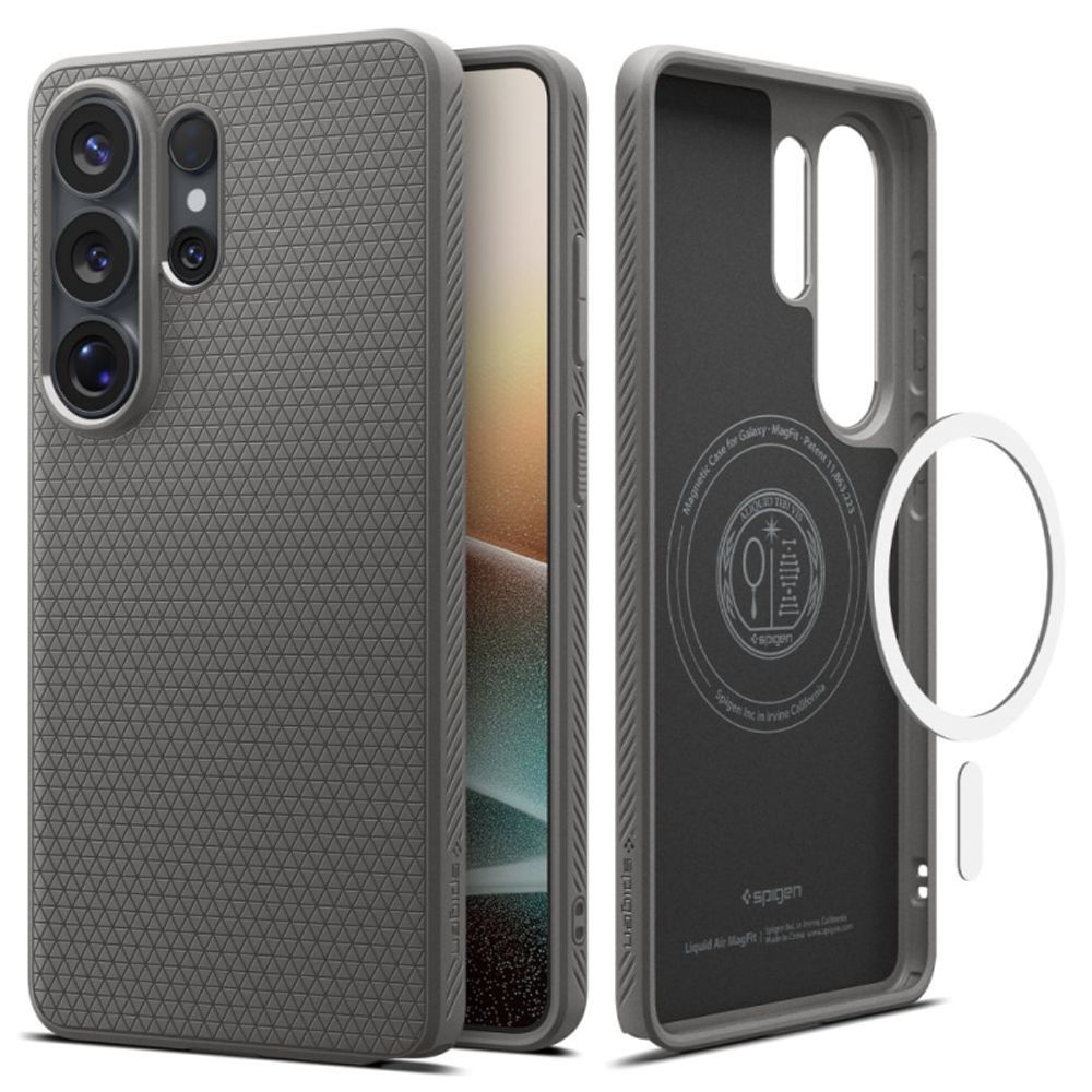 Spigen Liquid Air maska s MagSafe-om za Samsung Galaxy S26 Ultra Marble Grey ACS10675 slika 2