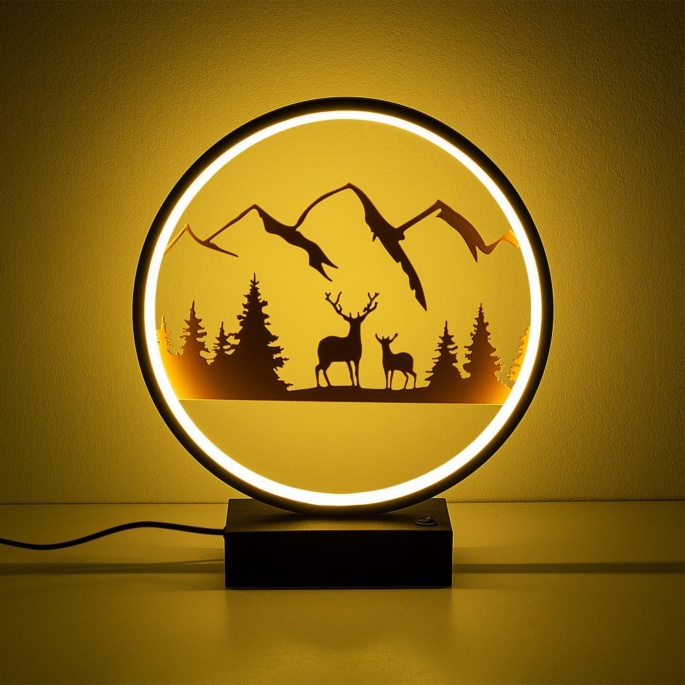 Crna Bakarna Stolna Lampa XMAS1 slika 6