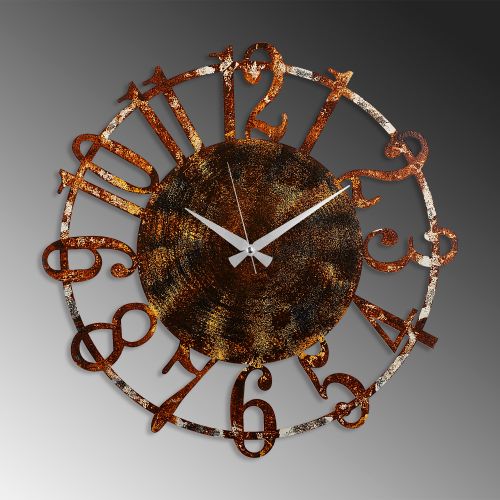 Wallity Ukrasni metalni zidni sat, Metal Wall Clock 15 - 2 slika 4