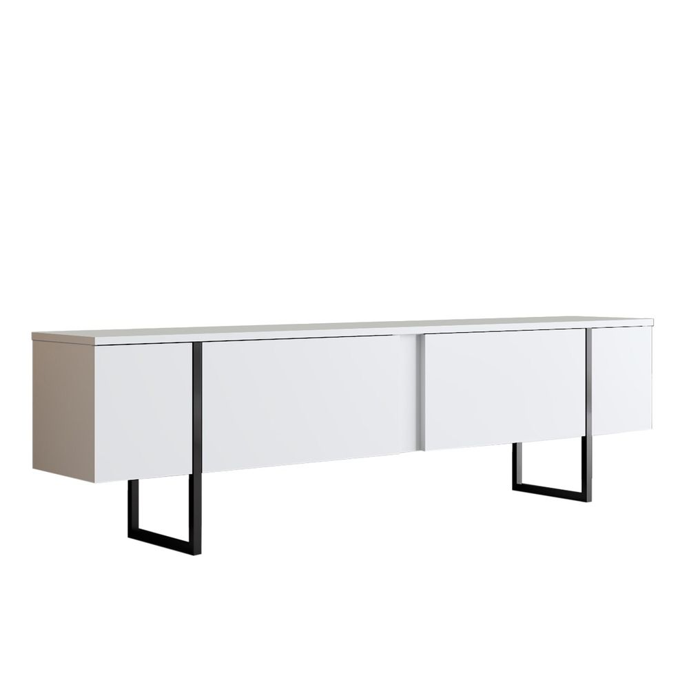TV stalak Luxe - crno-bijeli slika 6