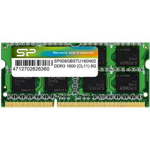 Silicon Power SP008GBSTU160N02 DDR3 8GB SO-DIMM 1600MHz slika 1