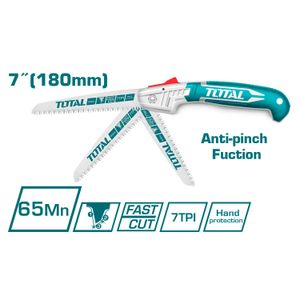 TOTAL Sklopiva pila 180 mm (THFSW18026)