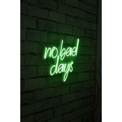 Wallity Ukrasna plastična LED rasvjeta, No Bad Days - Green slika 10