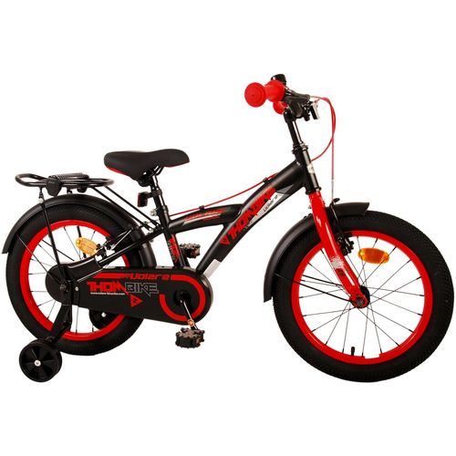 Dječji bicikl Volare Thombike 16" s dvije ručne kočnice crno-crveni slika 2