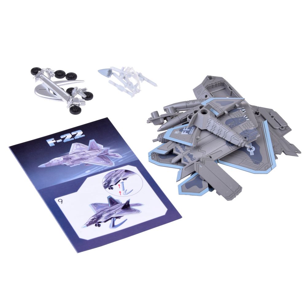 Set kocki model mlaznog aviona f-22 1:100 za5027 slika 3