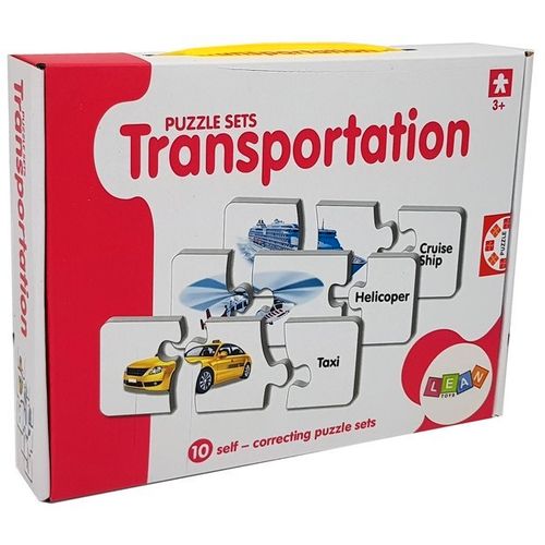 Edukativne puzzle - transportna vozila na engleskom slika 14