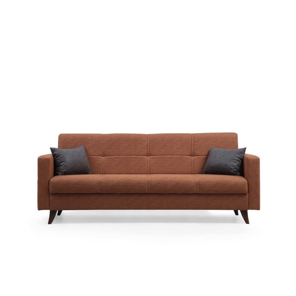Polya - Sofa na razvlačenje u crvenoj boji za tri osobe slika 4