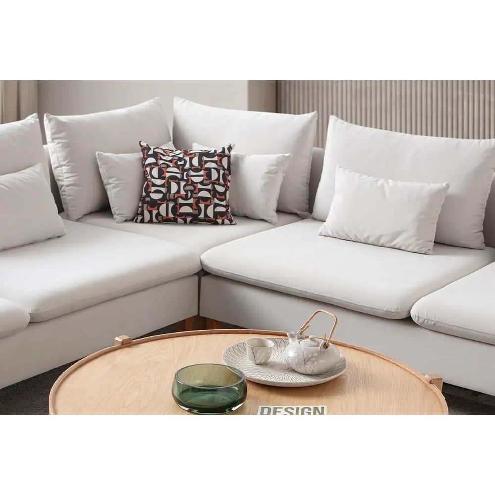Ugaona Sofa Flexy L - boja: krem slika 4