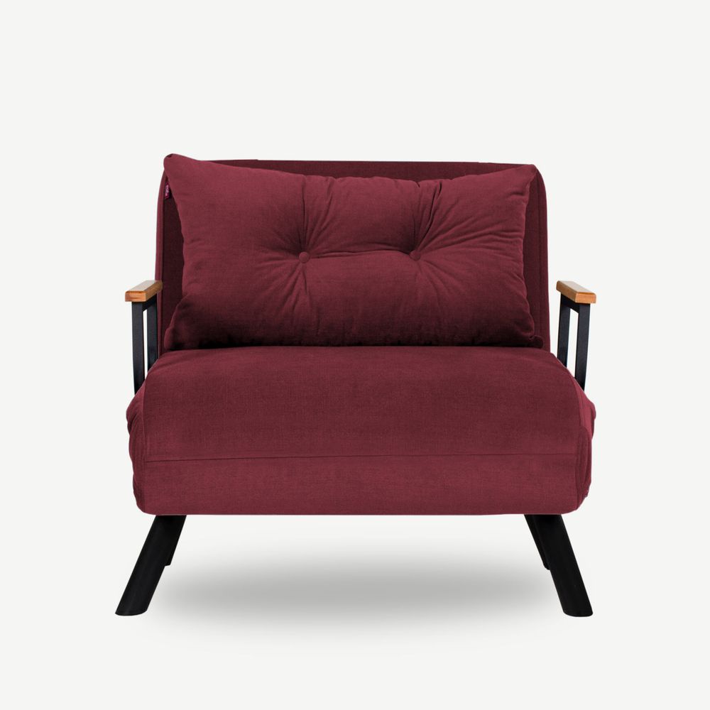 Sando Single - Maroon 1-Sjedišni Sofa-Krevet slika 2