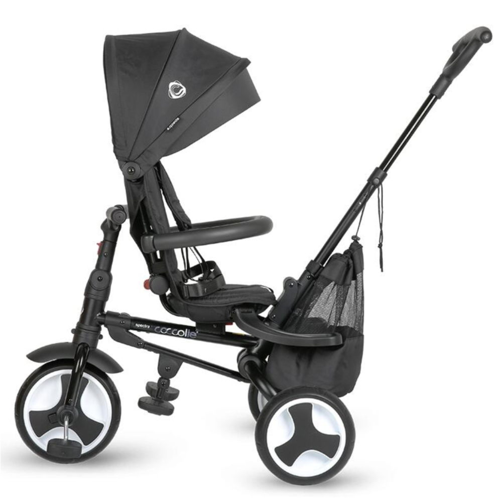 Coccolle Sklopivi rotirajući tricikl Spectra Plus Premium Line, Jet Black slika 12