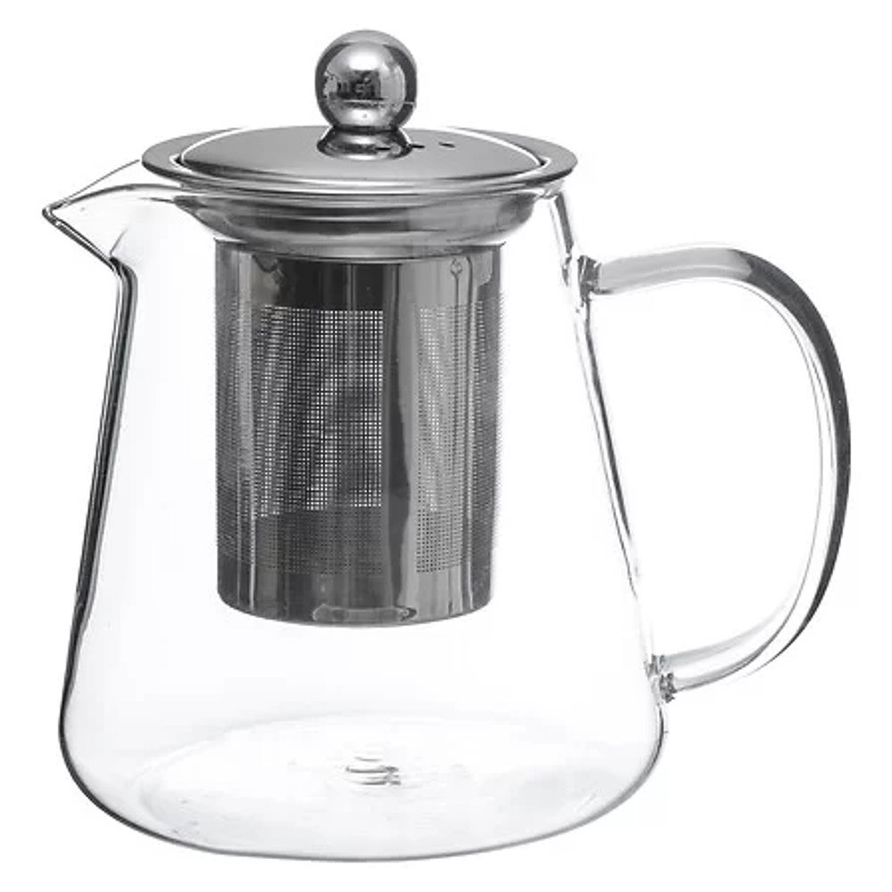SG čajnik sa cjedilom 800ml staklo/metal slika 1