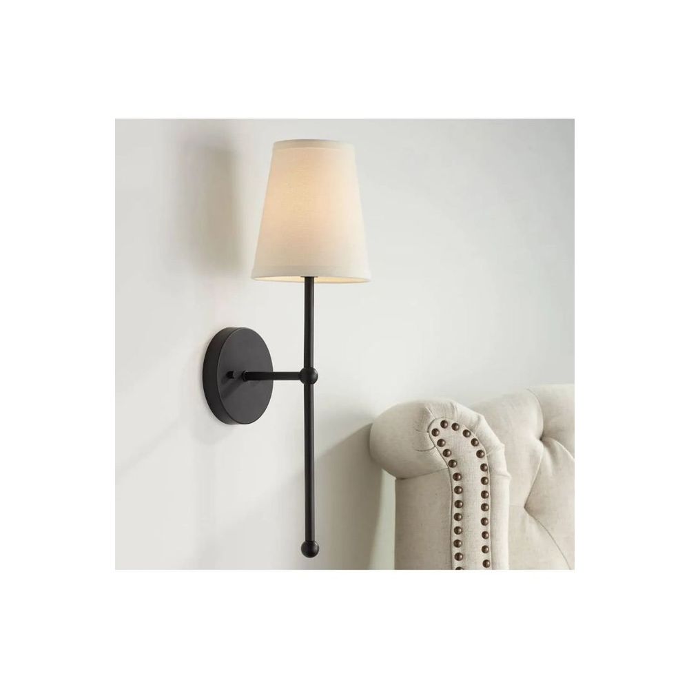 Zidna Lampa BRZ-340056 - Crna i Krem slika 1