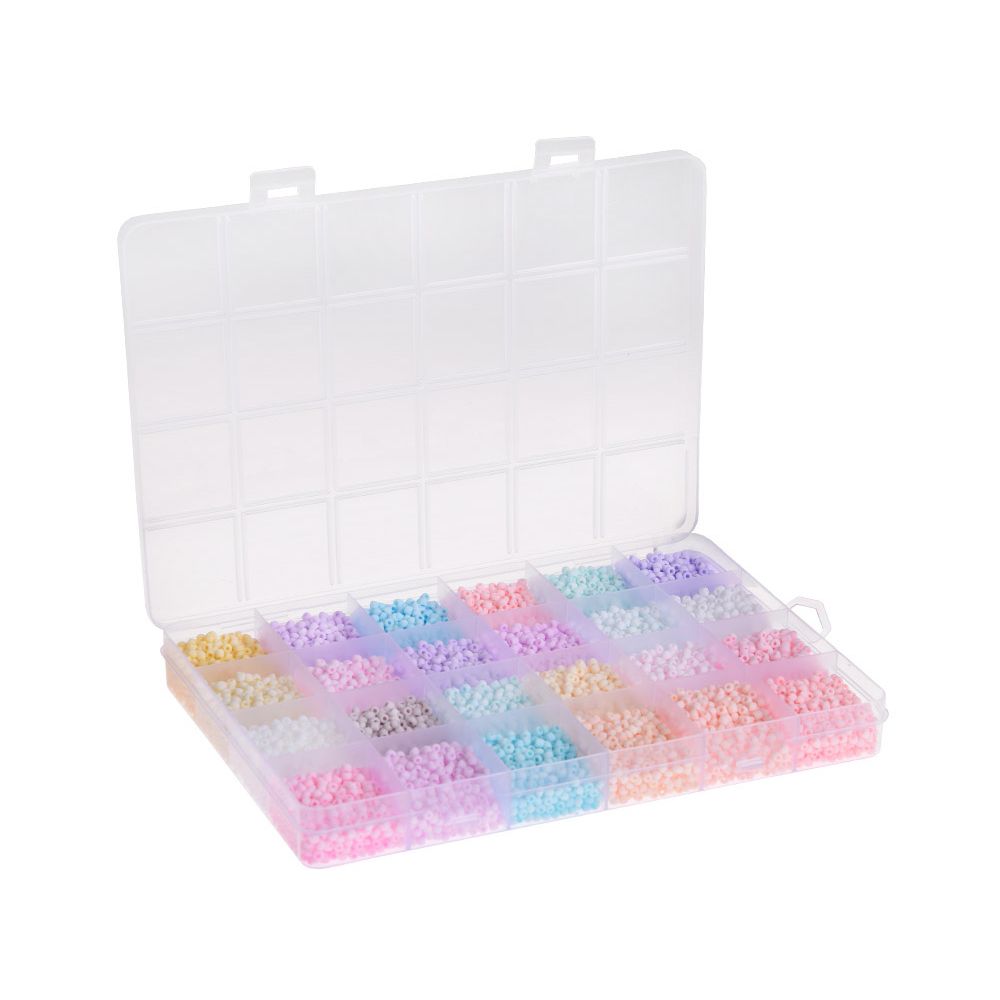 Set pastelnih perli za narukvice prijateljstva, 24 boje slika 3