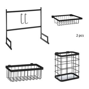 Five kuhinjski organizator 58x30x51.5cm metal crna
