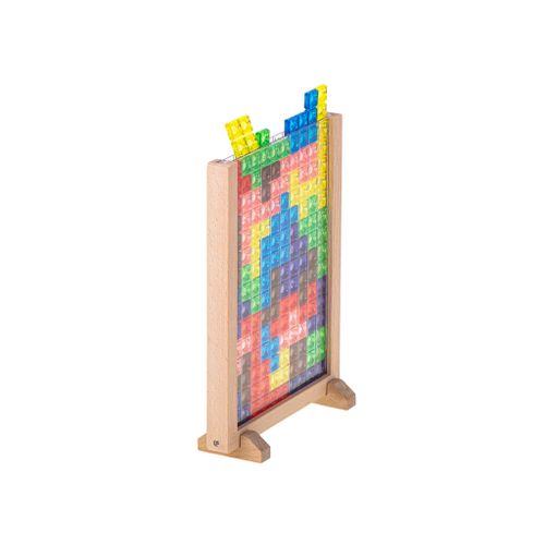 Montessori vertikalni tetris u drvenom okviru slika 8