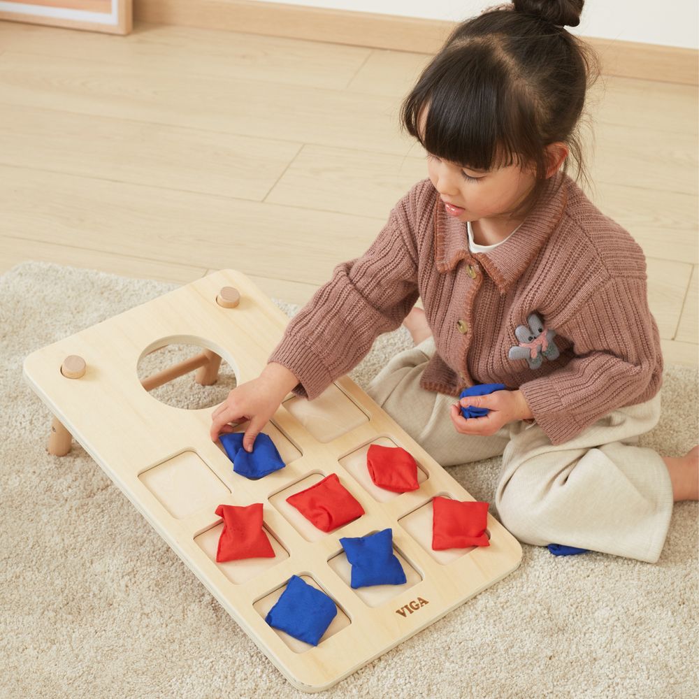 Viga 2u1 arkadna igra tic-tac-toe + cornhole - bacanje u metu slika 2