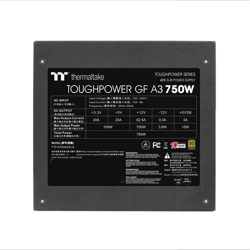 Thermaltake napajanje TOUGHPOWER GF A3 750W slika 4