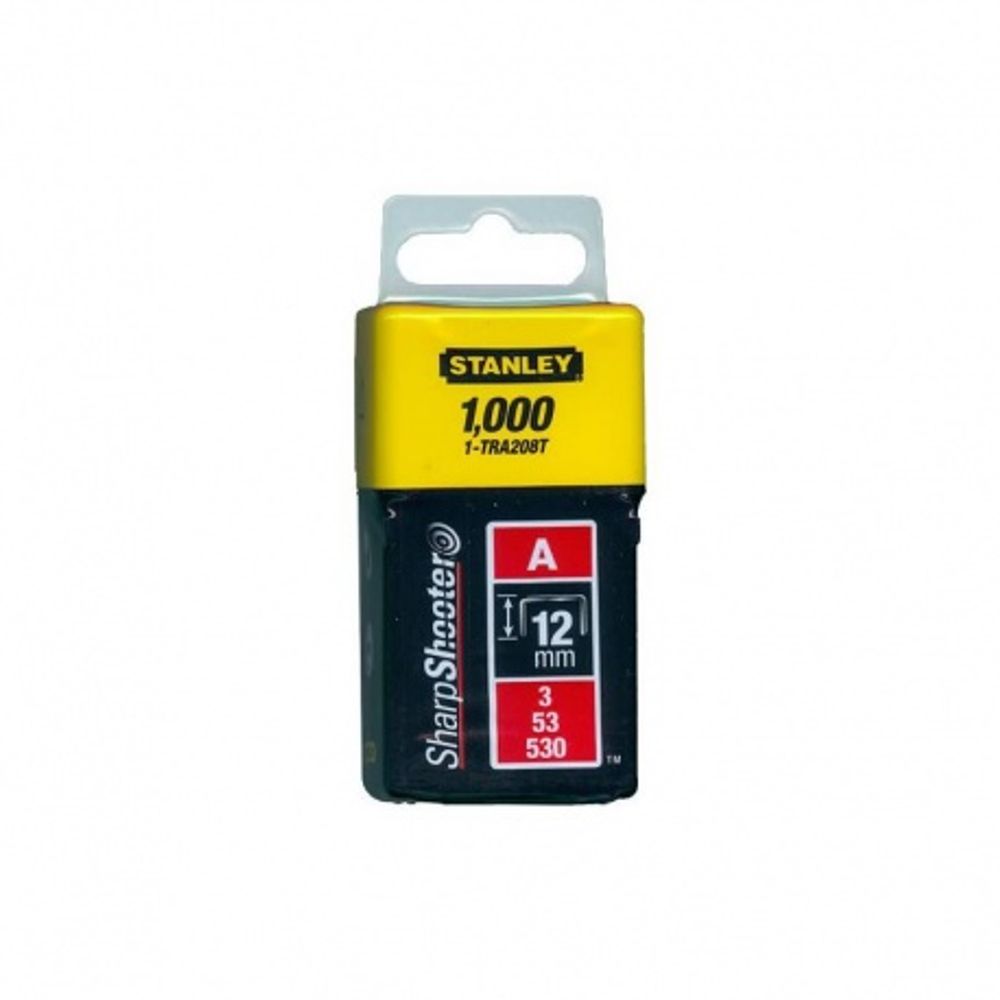 Stanley Klamerice Tip A (53) /1000kom - 12mm 1-TRA208T slika 1