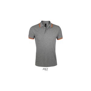 PASADENA MEN muška polo majica sa kratkim rukavima - Grey melange, S 