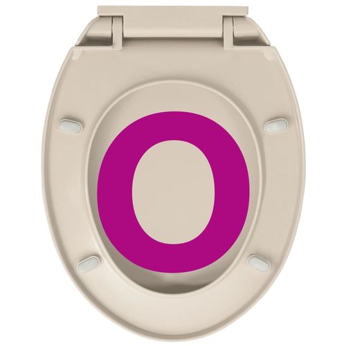 Toaletna daska s mekim zatvaranjem boja marelice ovalna slika 43